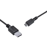 Cabo Para Celular Smartphone Usb A 2.0 Para Usb Tipo C 1 Metro Preto - Puacp-01
