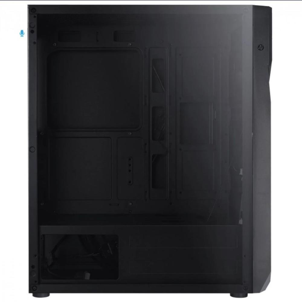 Imagem 4 de 4 do produto Gabinete Gamer Vx Scorpius Com Vidro Temperado Preto Frontal Com Led RGB Placa De Video Vertical