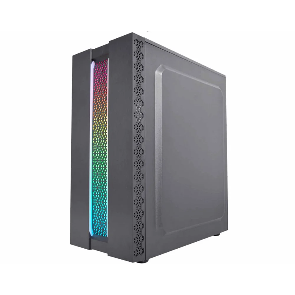 Imagem 4 de 5 do produto Gabinete Gamer K-mex Kratos Cg-42tp, Painel Fita LED RGB, USB 2.0, Preto - Cg42tprh001cb0x