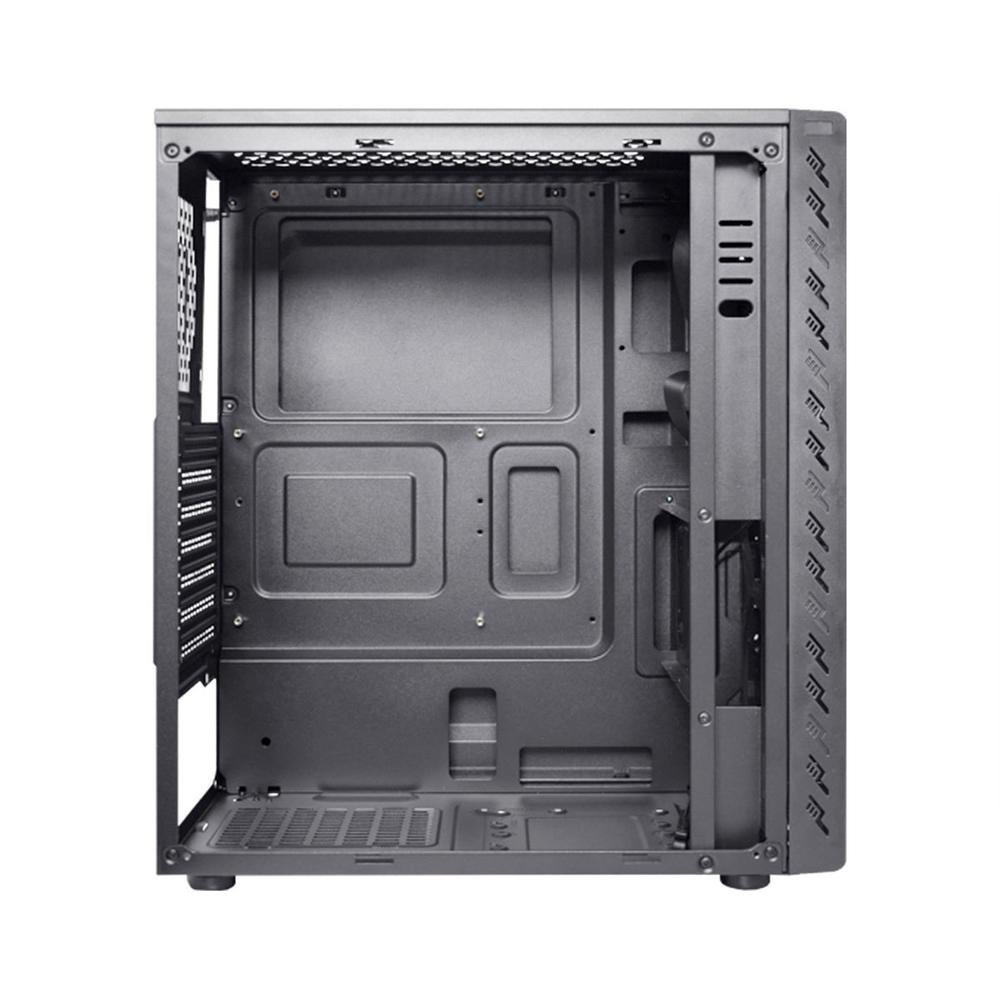 Imagem 3 de 5 do produto Gabinete Gaming Kratos IV, Preto, LED RGB, K-Mex - CG-10TP