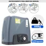 Kit Motor Automatizador De Portão Eletrônico Dz Nano 220v 1/4 Rossi Para Portões Até 600kg 5 Metros - 220V