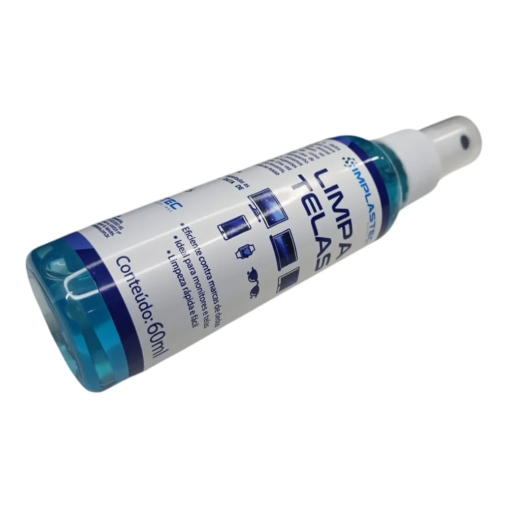 Imagem 2 de 5 do produto Spray De Limpeza Implastec Clean, Limpa Telas, 60ml