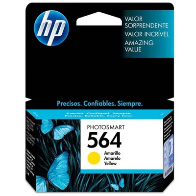 Cartucho De Tinta Hp Suprimentos Cb320wl Hp 564 Amarelo 3.5ml