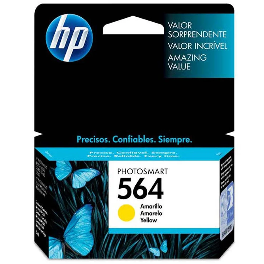 Cartucho De Tinta Hp Suprimentos Cb320wl Hp 564 Amarelo 3.5ml