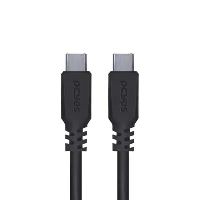 Cabo Para Celular Smartphone Usb Tipo C 2.0 Para Usb Tipo C / Type C 2.0 1 Metro Preto - Pucp-01