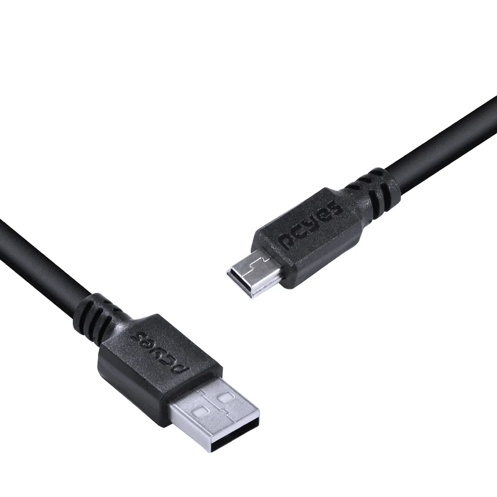 Imagem 2 de 5 do produto Cabo USB A 2.0 Macho Para Mini USB B Macho 28awg Puro Cobre 3 Metros, Puanm2-3