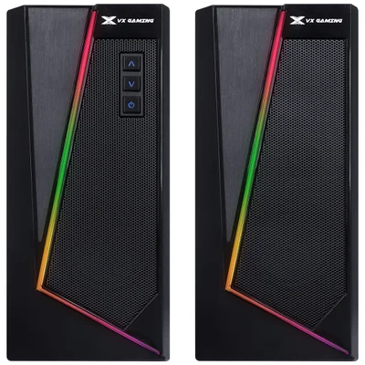 Caixa De Som Gamer 2.0 Blast RGB Led 10w Com Funcao Bluetooth - CxblrGB10w