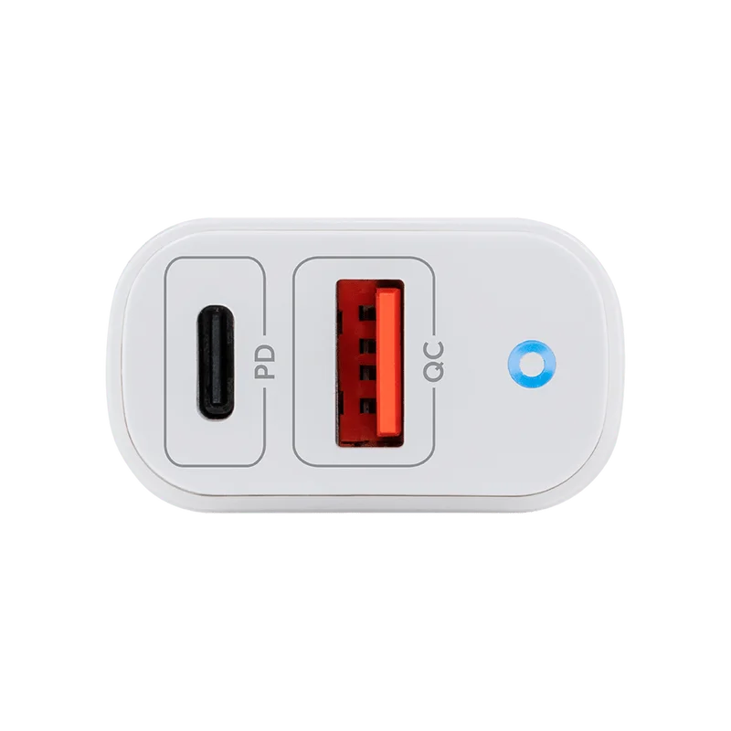 Fonte Carregadora Usb 2 Portas Usb Ec11 Power Branco