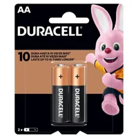 Bateria Alcalina Pequena Aa Cartela Com 2 Unidades Mn1500b - Duracell