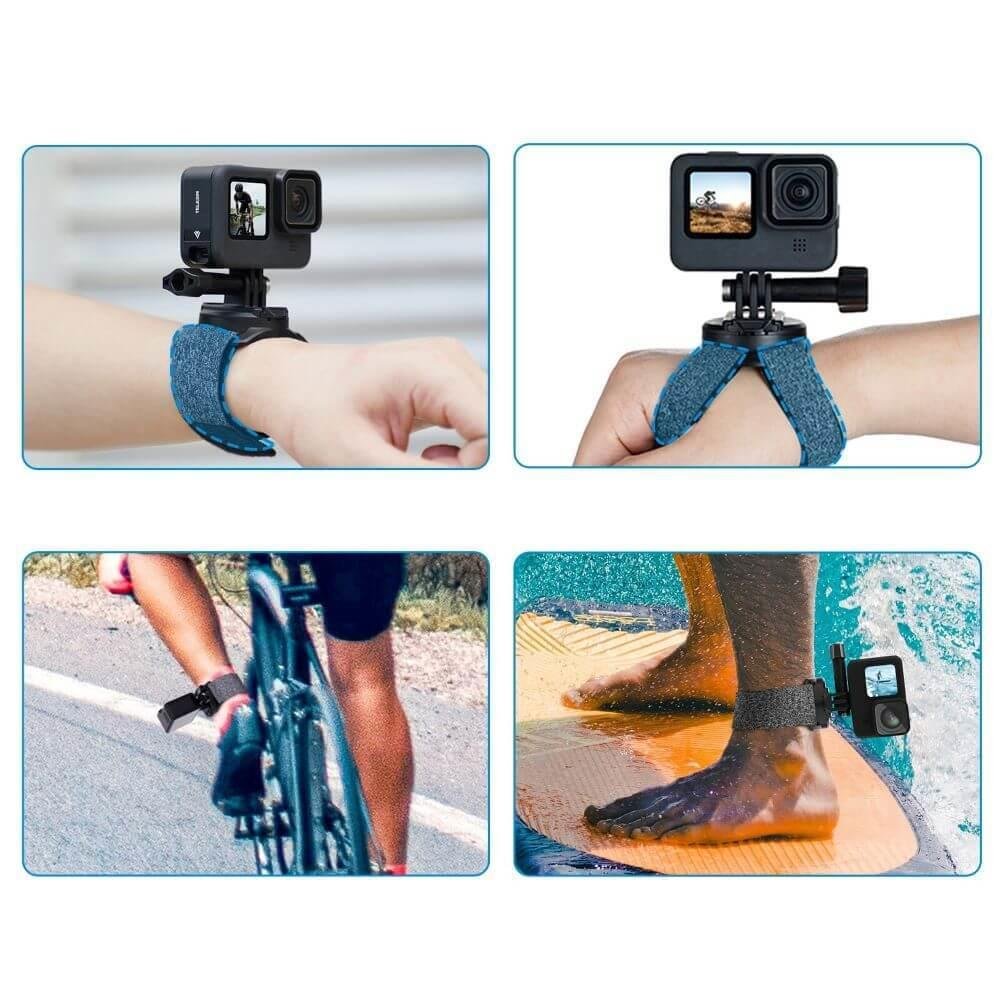Suporte De Mão E Pulso Para Gopro E Câmeras Similares - Telesin