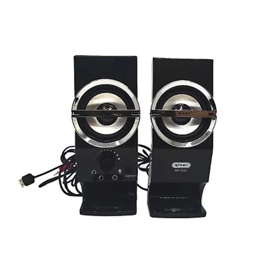 Caixa De Som Usb Computador Notebook Pc Celular 12w Rms Portátil P2 Knup Kp-7024