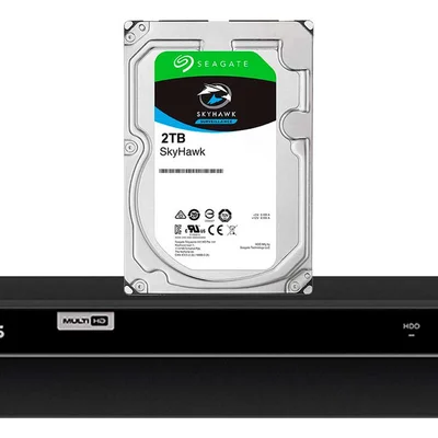 Gravador Digital DVR Intelbras MHDX 1216, 16 Canais, Full HD 1080p + HD Skyhawk 2TB