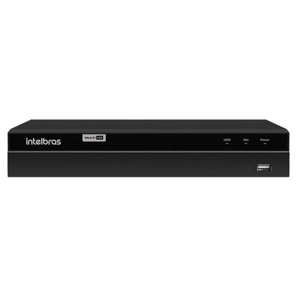 Kit 2 Câmeras Segurança Bullet Hd 720p Vhd 3130 B G6 30m Dvr Intelbras Mhdx 1204 4 Canais 1TB Purple