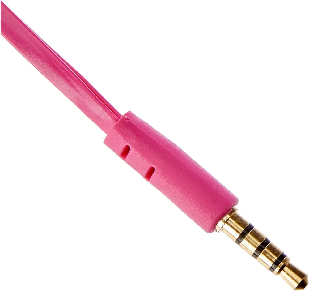 Imagem 3 de 4 do produto Fone De Ouvido Intra Auricular, C/ Microfone, P2 3.5Mm, Rosa E Branco, OEX - FN203