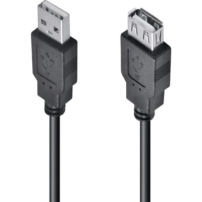 Cabo Usb A Macho X Usb A Femea 2.0 - 5m Extensor - Uamaf-5
