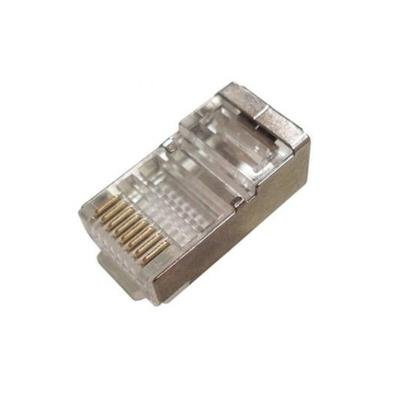 Plug Conector Rj45 Macho Cat 5 8 Vias - Blindado - Cy-7014