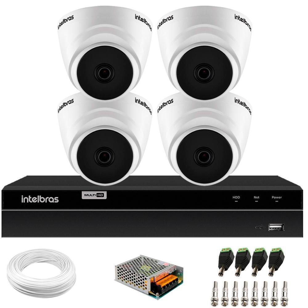 Kit C Meras Seguran A Dome Vhl D Full Hd P Mm Dvr