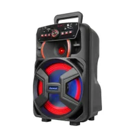 Menor preço em Caixa De Som Portátil Bluetooth Com Led Amvox Aca 221 Gigante Ii- 220w Rms
