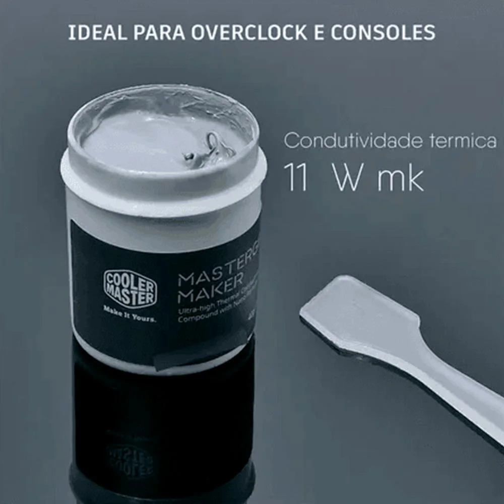 Pasta Térmica Cooler Master Gel Maker 40g - Mgz-ndbg-n40g-r1 Pasta Térmica Cooler Master Gel Maker 40g - Mgz-ndbg-n40g-r1