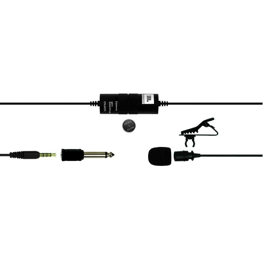 Imagem 4 de 5 do produto Microfone De Lapela JBL, Omnidirecional, A Bateria - CSLM20B