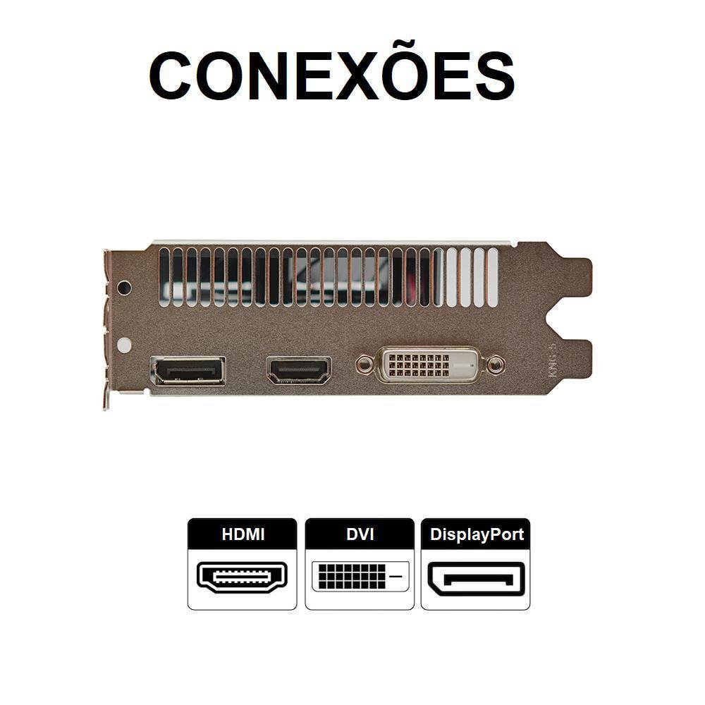 Imagem 3 de 3 do produto Placa de Vídeo Afox AMD Radeon RX 550 Snake, 4GB GDDR5 - RX550-4GD5