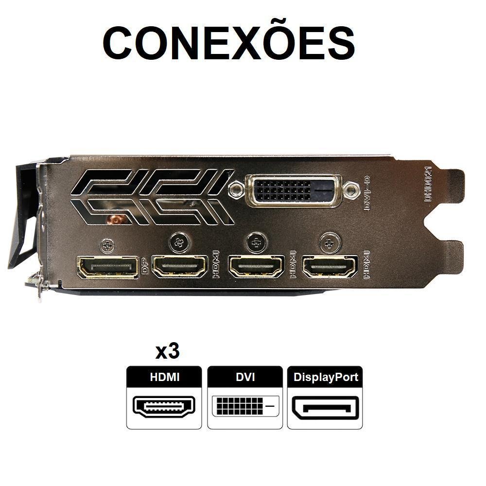 Placa De Vídeo Nvidia Geforce GTX 1050 2GB KaBuM
