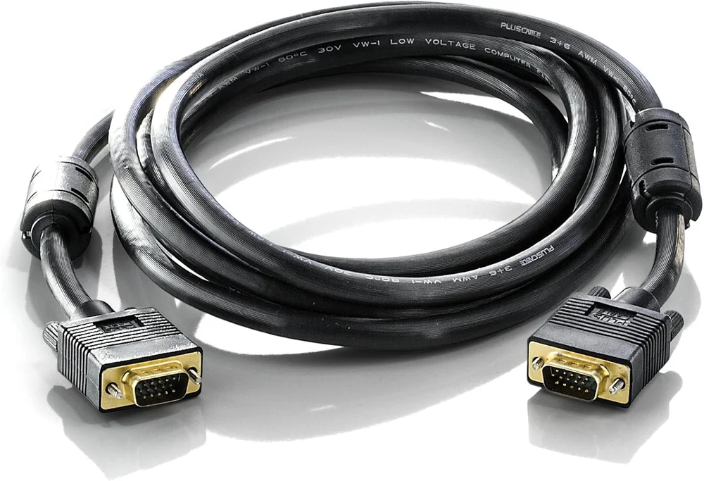 Imagem 3 de 3 do produto Cabo VGA com Filtro para Monitor, LCD, PC, TV, Projetor, 10 Metros