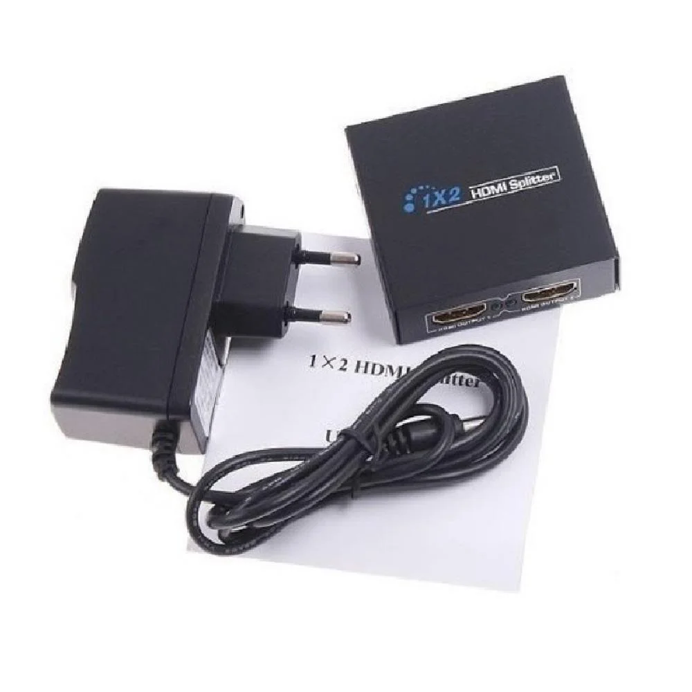 Imagem 4 de 5 do produto Adaptador HDMI 1.4, Splitter, Duplicador 2x1, Para Tv Full HD 3D
