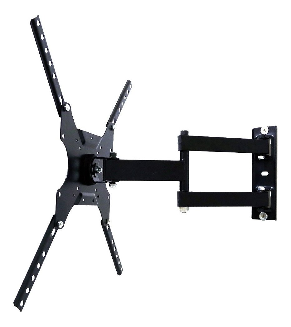 Suporte para TV 23pol Até 55pol, Articulado, + Suporte Para Conversor, E DVD