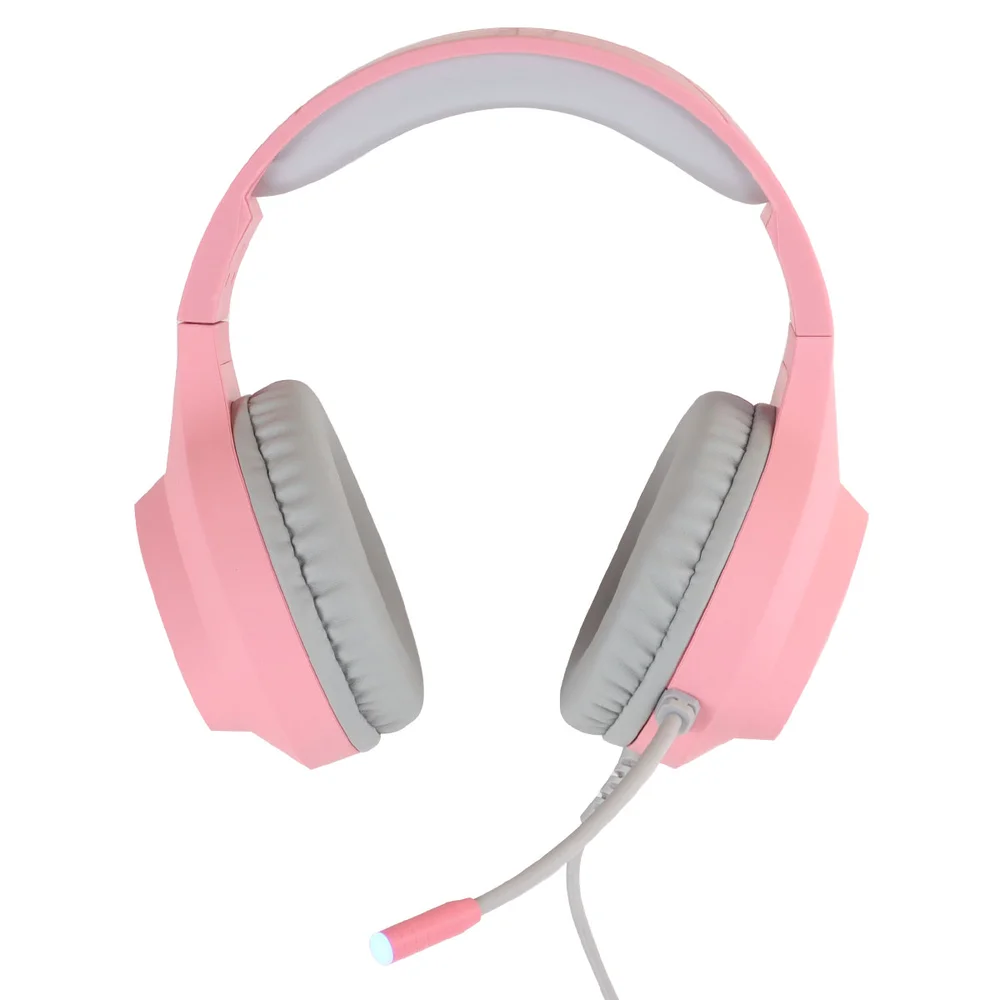 Imagem 2 de 5 do produto Fone Headset Gamer Chroma, USB 7.1, RGB, Rosa - Gh804