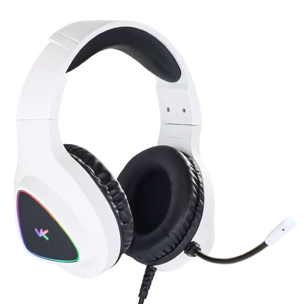 Fone Headset Gamer Chroma, USB 7.1, RGB, Branco - Gh802 Fone Headset Gamer Chroma, USB 7.1, RGB, Branco - Gh802