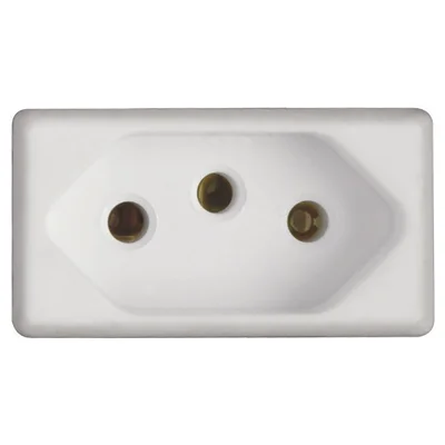 Tomada, 2p+t 20a, 250v, Tablet Baixa Branco