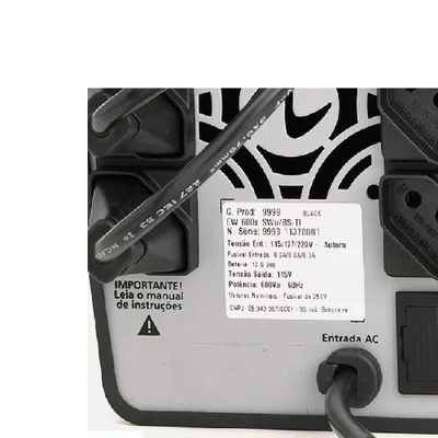 Nobreak Easy Pro Senoidal, 1200va, USB-TI, 1x7ah, Biv/115v, 4162 — foto 6
