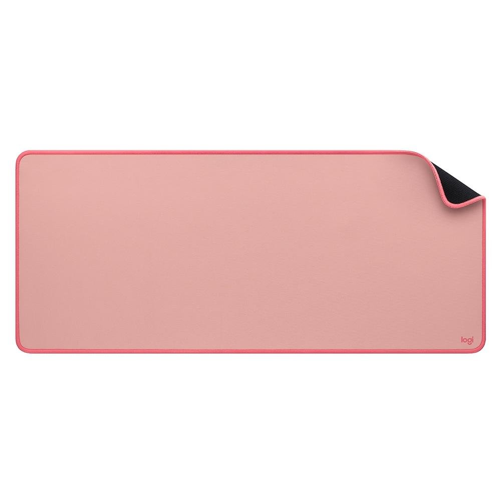 Mouse Pad Logitech Desk Mat Studio Series, Grande, 30x70Cm, Antiderrapante, Design Resistente A Respingos, Rosa - 956-000048-v
