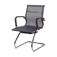 Cadeira Base Fixa, Tela Eames, Cinza