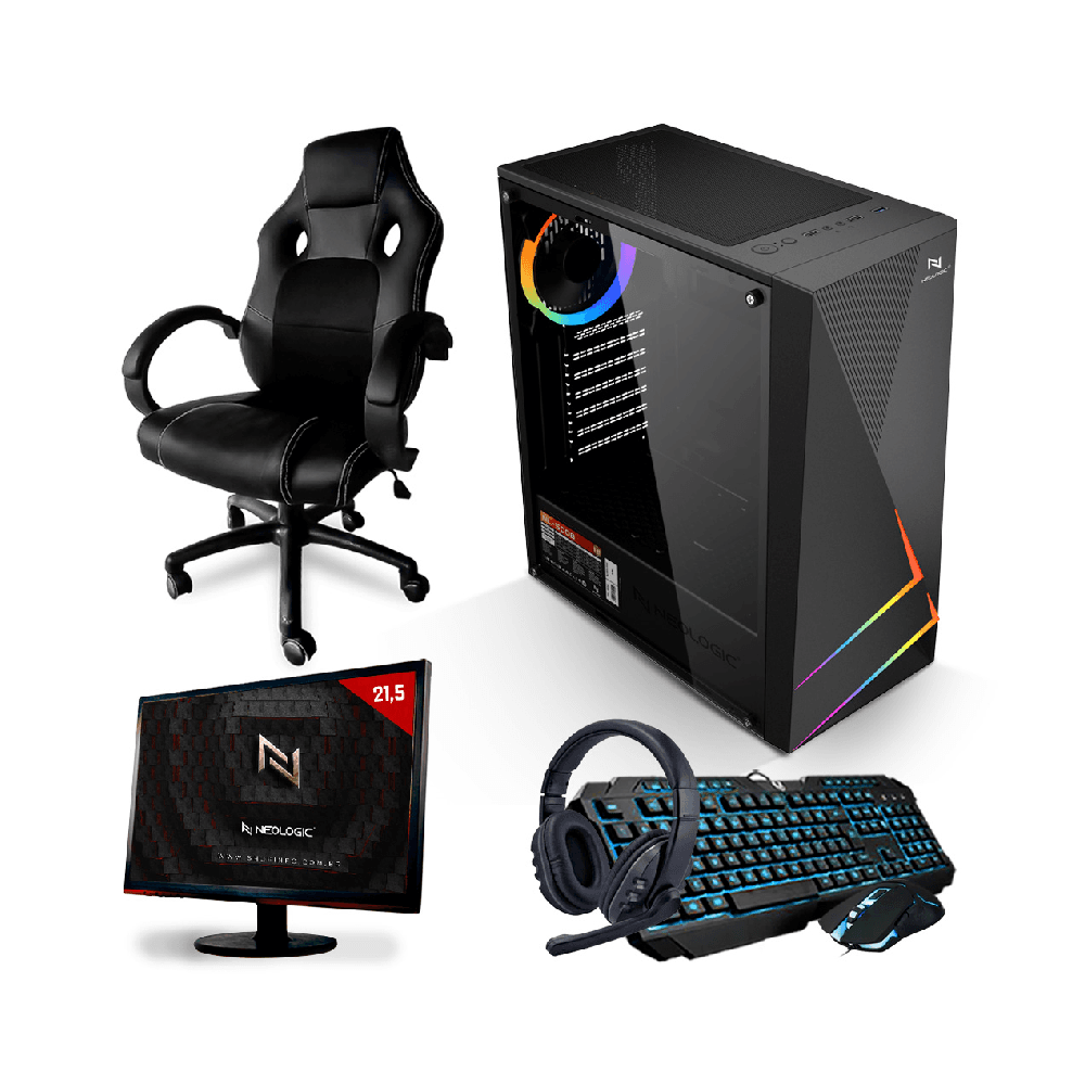 PC Gamer Completo 2 Monitores 21 Cadeira KaBuM