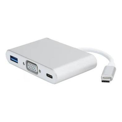 Homyl USB Tipo-C, P/ USB 3.0, VGA USB-C, Cabo Adaptador De Suporte, 1080p