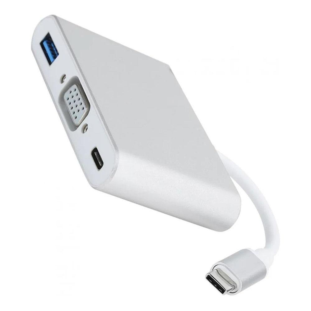 Imagem 3 de 5 do produto Cabo USB 3.1 Tipo C, A Macho P/ USB Versão 3.0, VGA E USB 3.1 Tipo C, Sendo Fêmeas