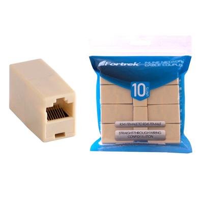 Pacote C/ 10 Unid. Emenda de Cabo de Rede Rj45 M101s, Fortrek