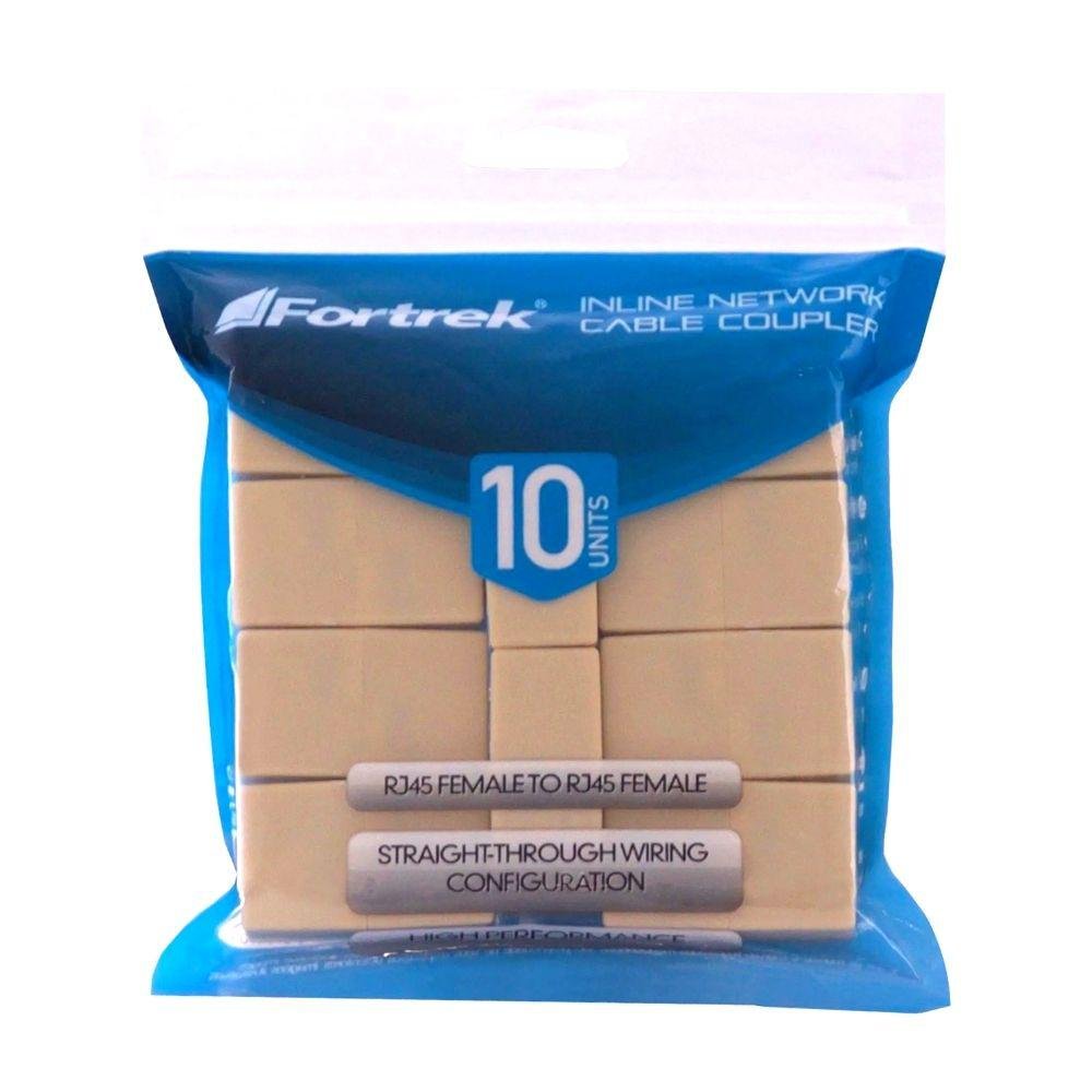 Imagem 4 de 4 do produto Pacote C/ 10 Unid. Emenda de Cabo de Rede Rj45 M101s, Fortrek
