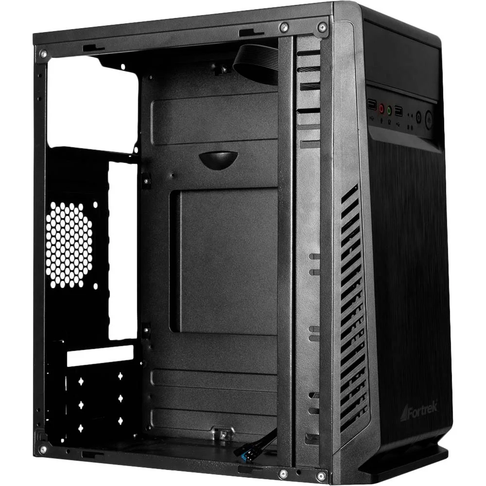 Imagem 4 de 4 do produto Gabinete Atx Fortrek Coc502bk Compact, Preto - Fk 621p