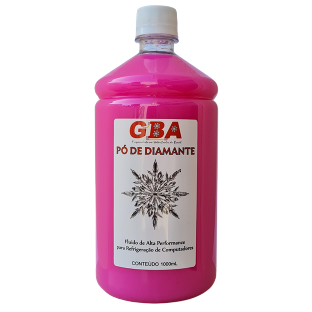 Fluido Gbawatercooler Pó De Diamante - Rosa Opaco - 1l. 4