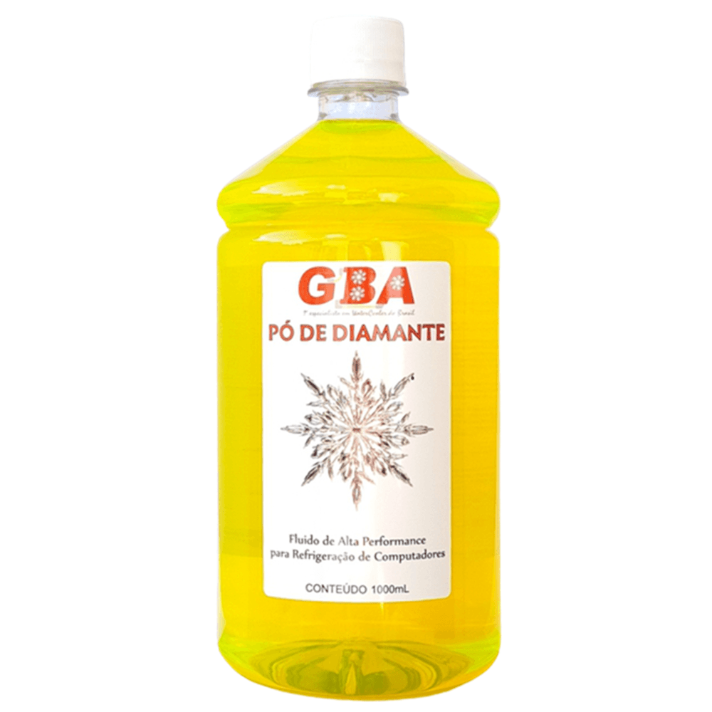 Fluido Gbawatercooler Pó De Diamante - Amarelo Uv - 1l. 4