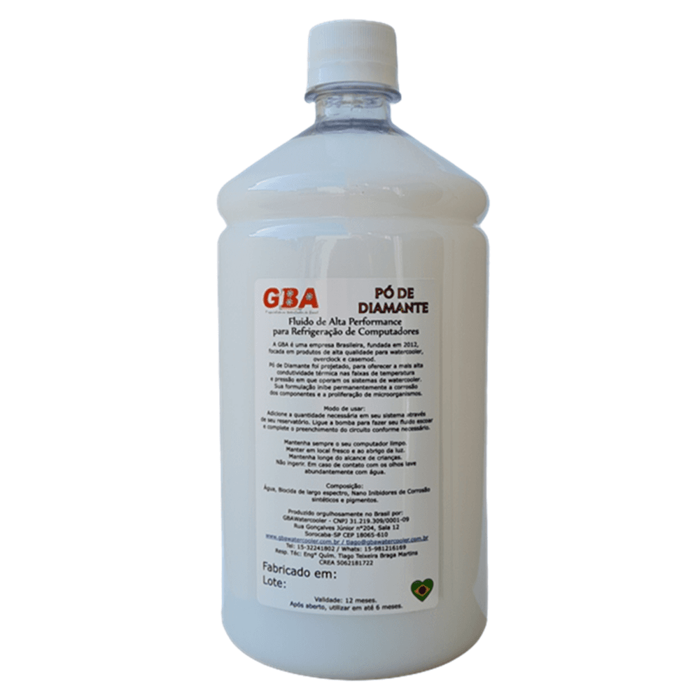 Fluido Gbawatercooler Pó De Diamante - Branco - 1l. 6