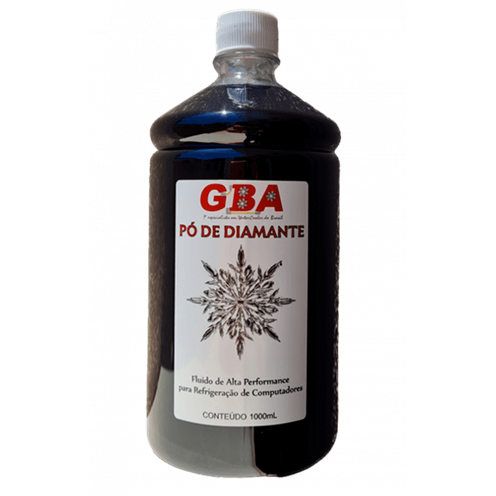 Fluido Gbawatercooler Pó De Diamante - Preto Opaco - 1l. 4