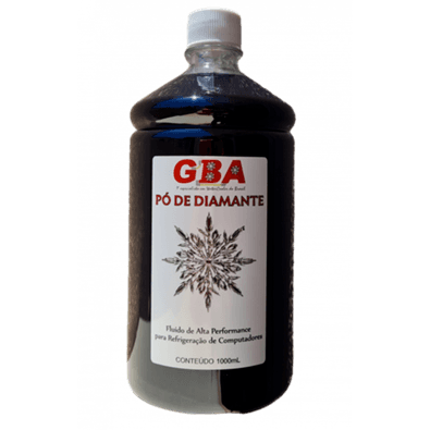 Fluido Gbawatercooler Pó De Diamante - Preto Opaco - 1l.