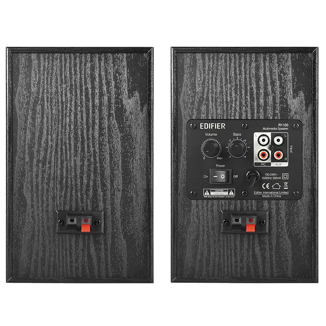 Imagem 3 de 5 do produto Monitor De Áudio R1100 Edifier, Bivolt, 42w Rms de Potência, Madeira MDF