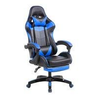 Cadeira Gamer Prizi JX1039B Azul KaBuM