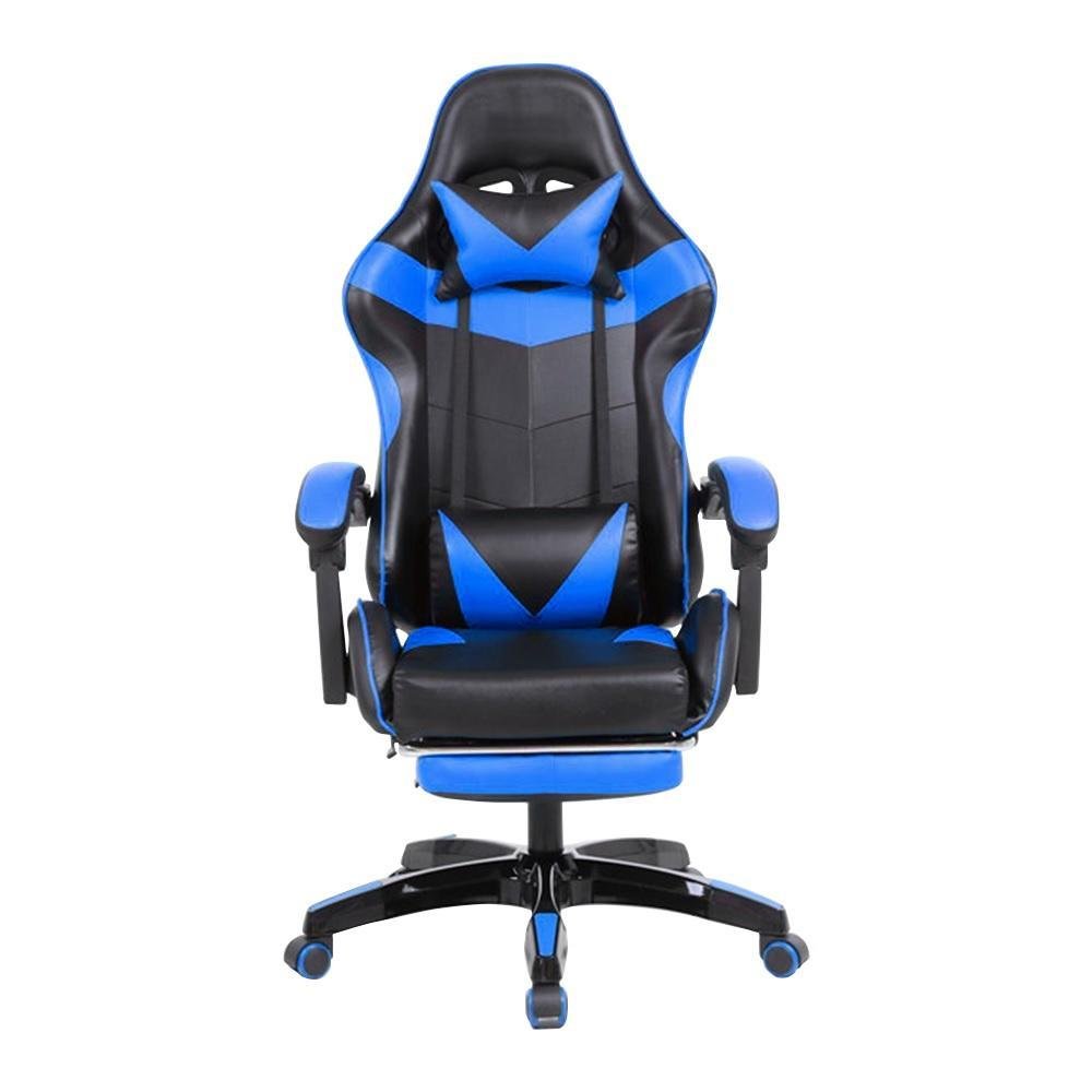 Cadeira Gamer Prizi JX1039B Azul KaBuM