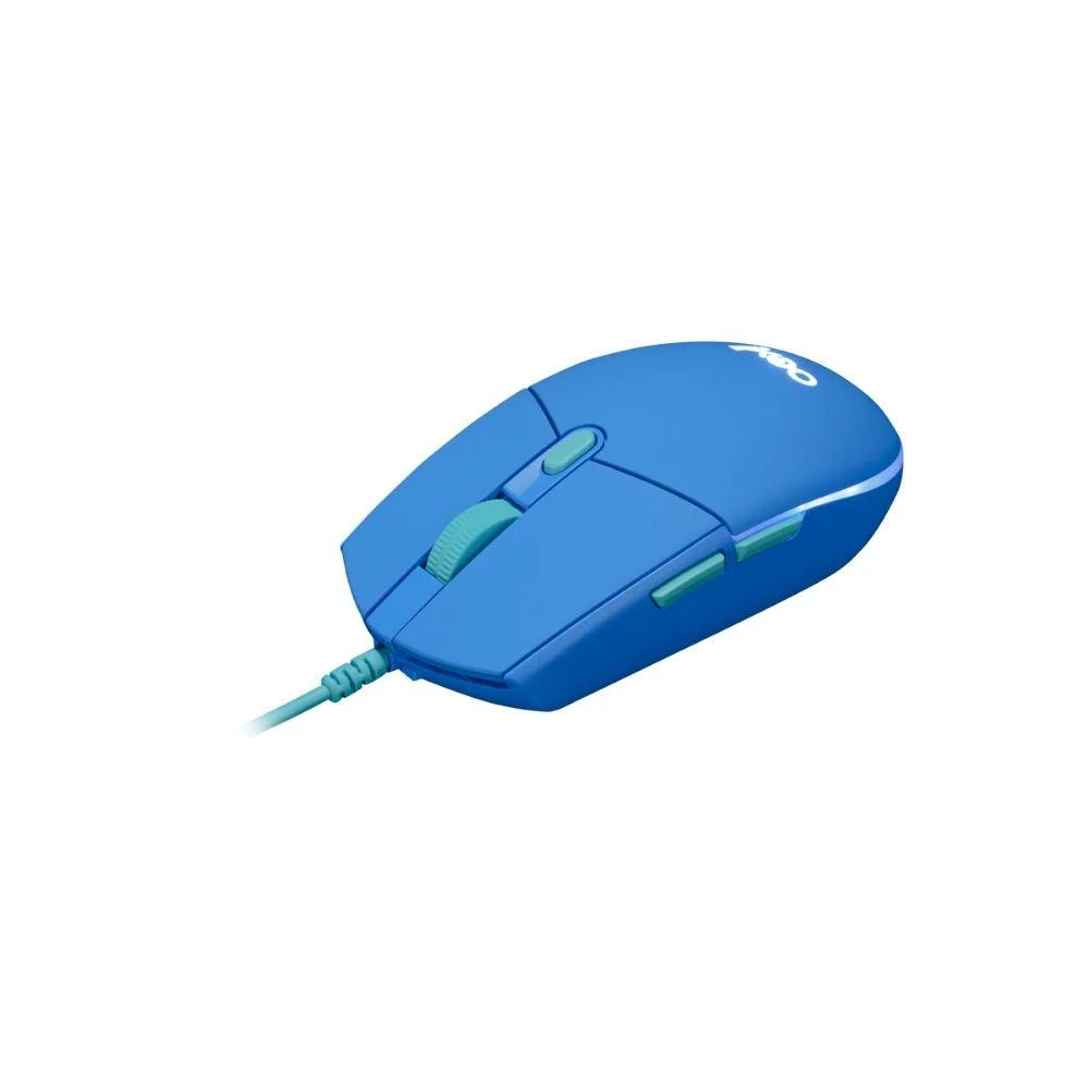 Imagem 2 de 5 do produto Kit Oex Vibes Com Mouse, 2400 DPI + Mousepad, 32 x 24cm, Azul  - Mc200
